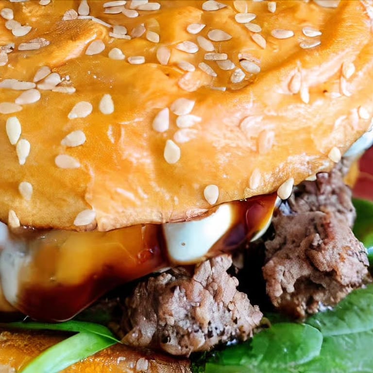 Delicious Caprese Burger Awaits